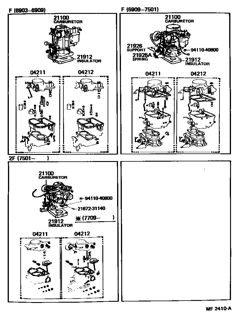 2102 — CARBURETOR ASSEMBLY