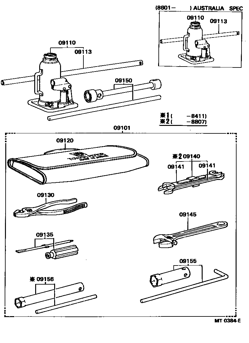 0901 — STANDARD TOOL