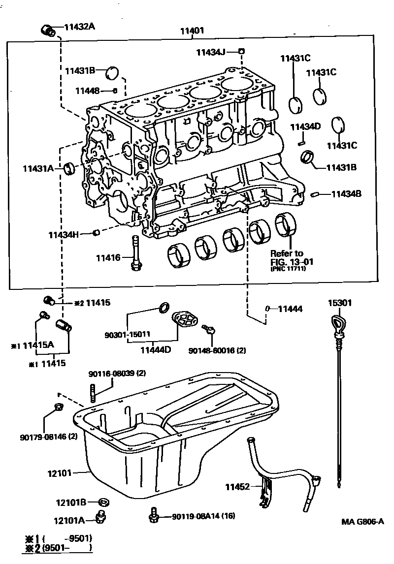 1105 — CYLINDER BLOCK