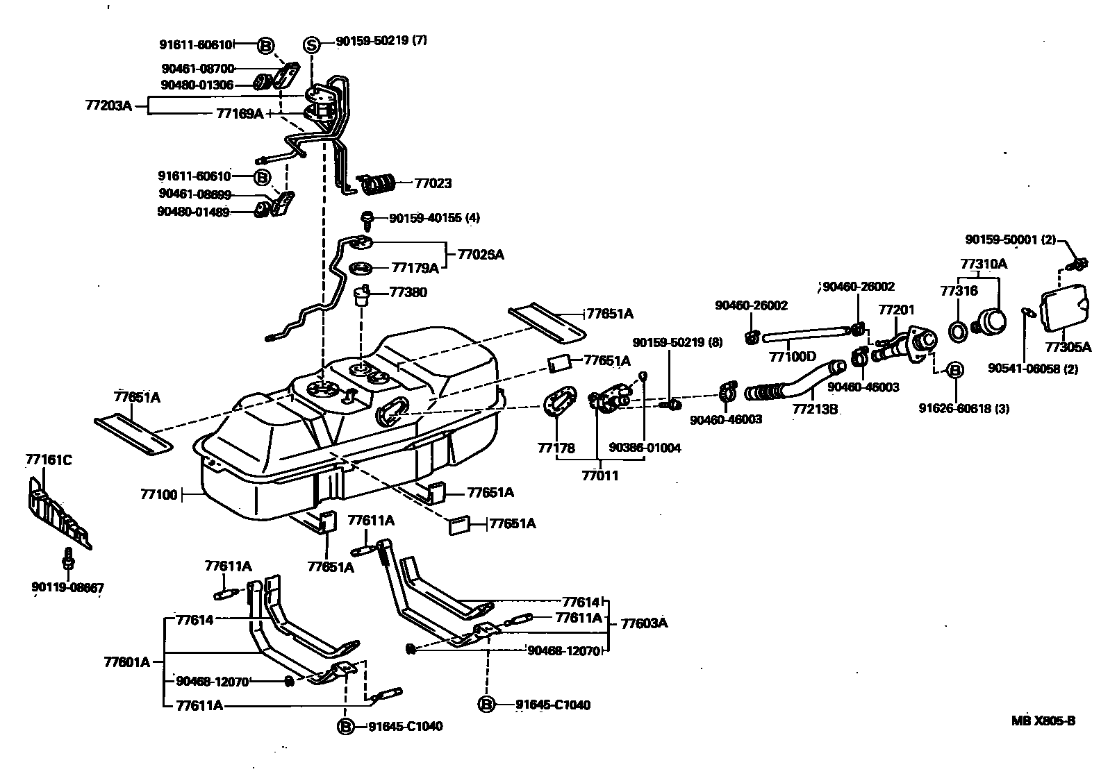 7751 — FUEL TANK & TUBE