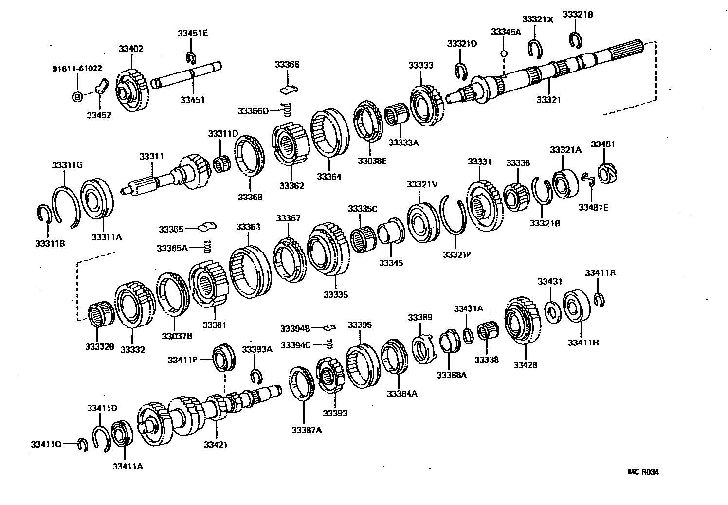 3305 — TRANSMISSION GEAR (MTM)
