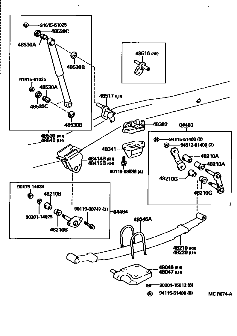 4804 — REAR SPRING & SHOCK ABSORBER