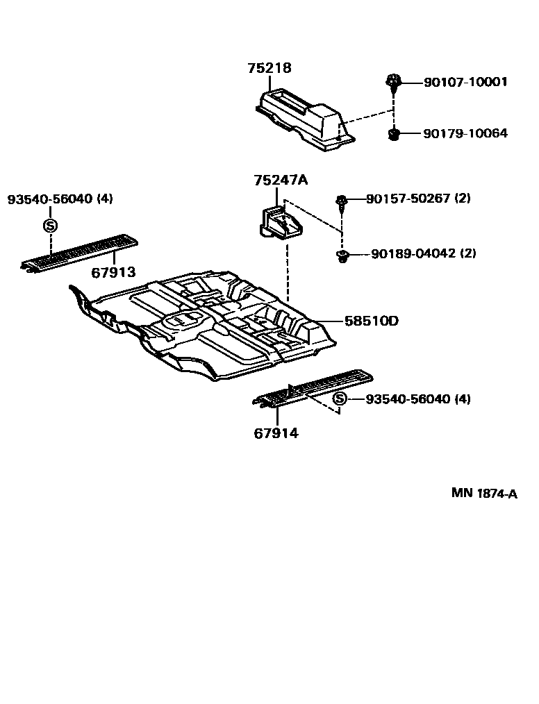 5854 — FLOOR MAT & SILENCER PAD