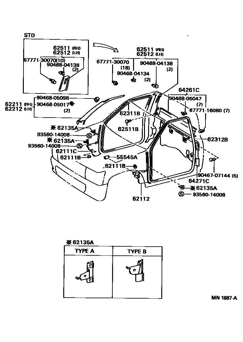 6451 — INSIDE TRIM BOARD
