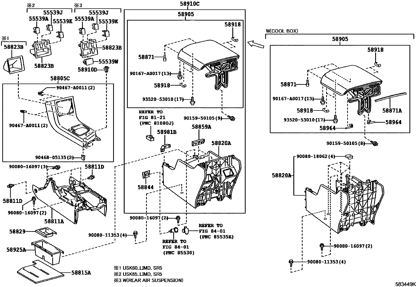 5855 — CONSOLE BOX & BRACKET