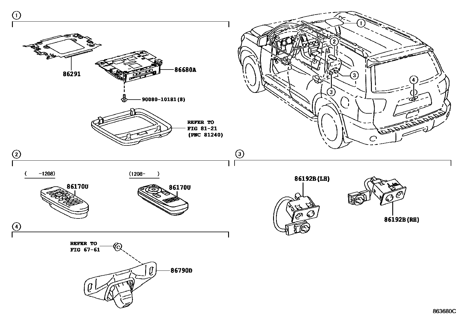 8606 — CAMERA & REAR MONITOR DISPLAY