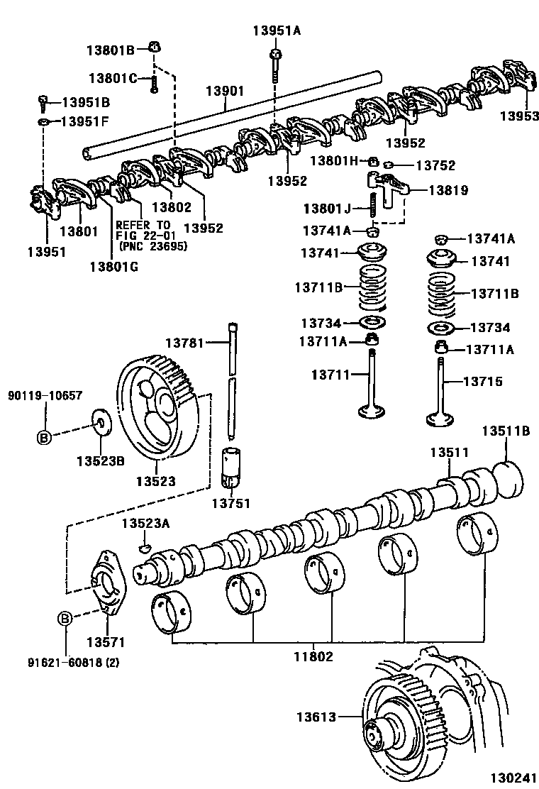 1302 — CAMSHAFT & VALVE