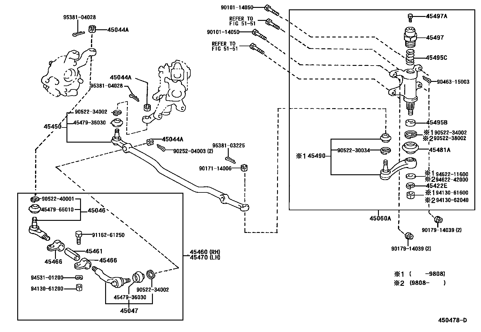 4505 — FRONT STEERING GEAR & LINK