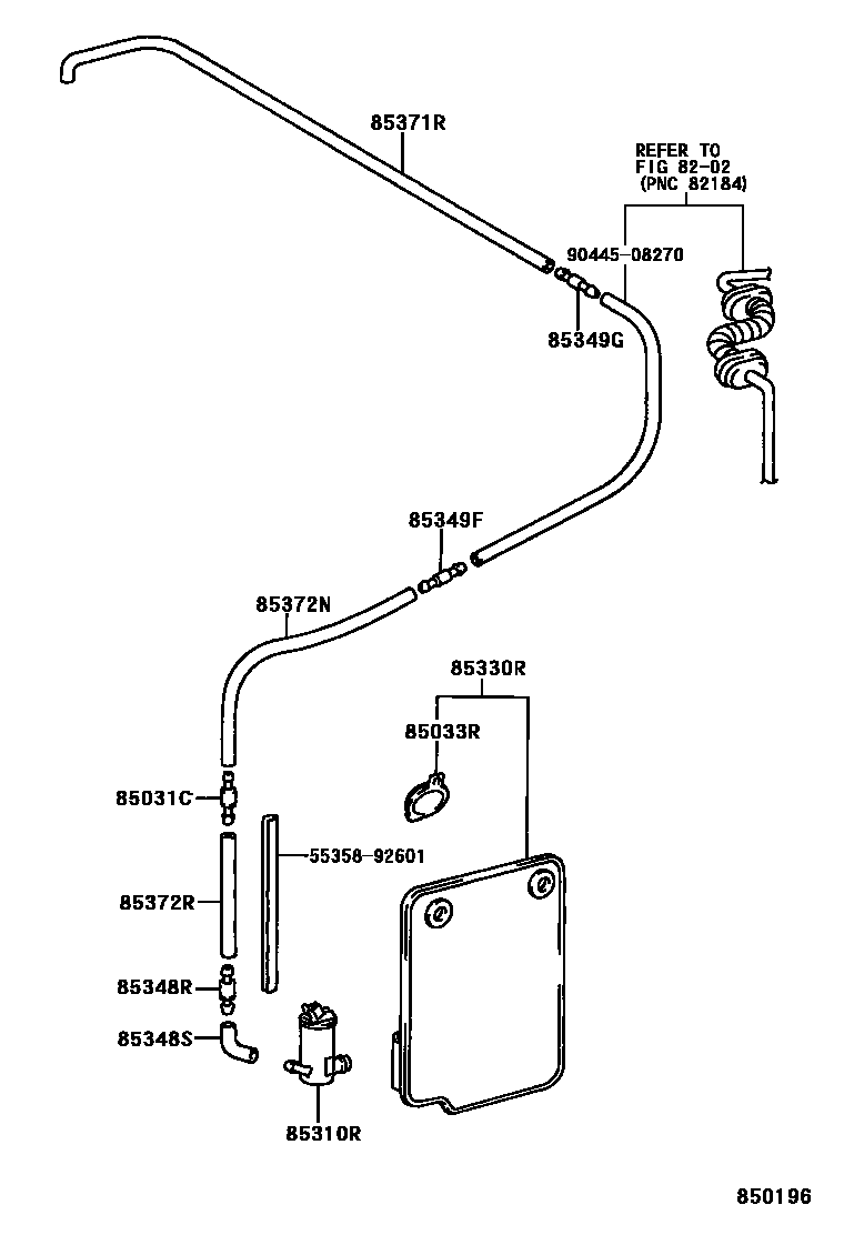 8504 — REAR WASHER