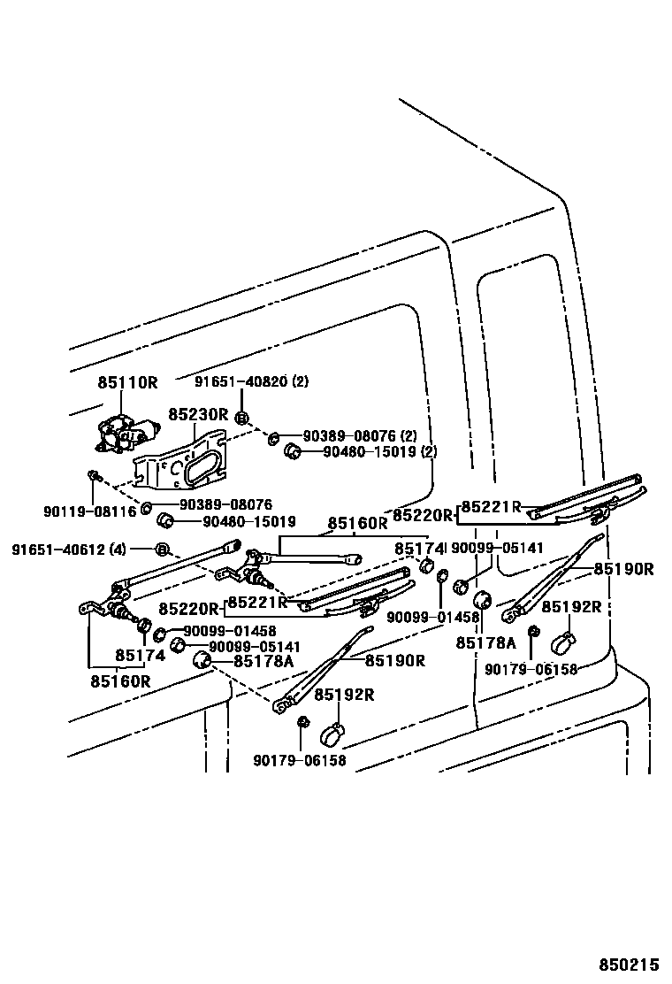 8502 — REAR WIPER