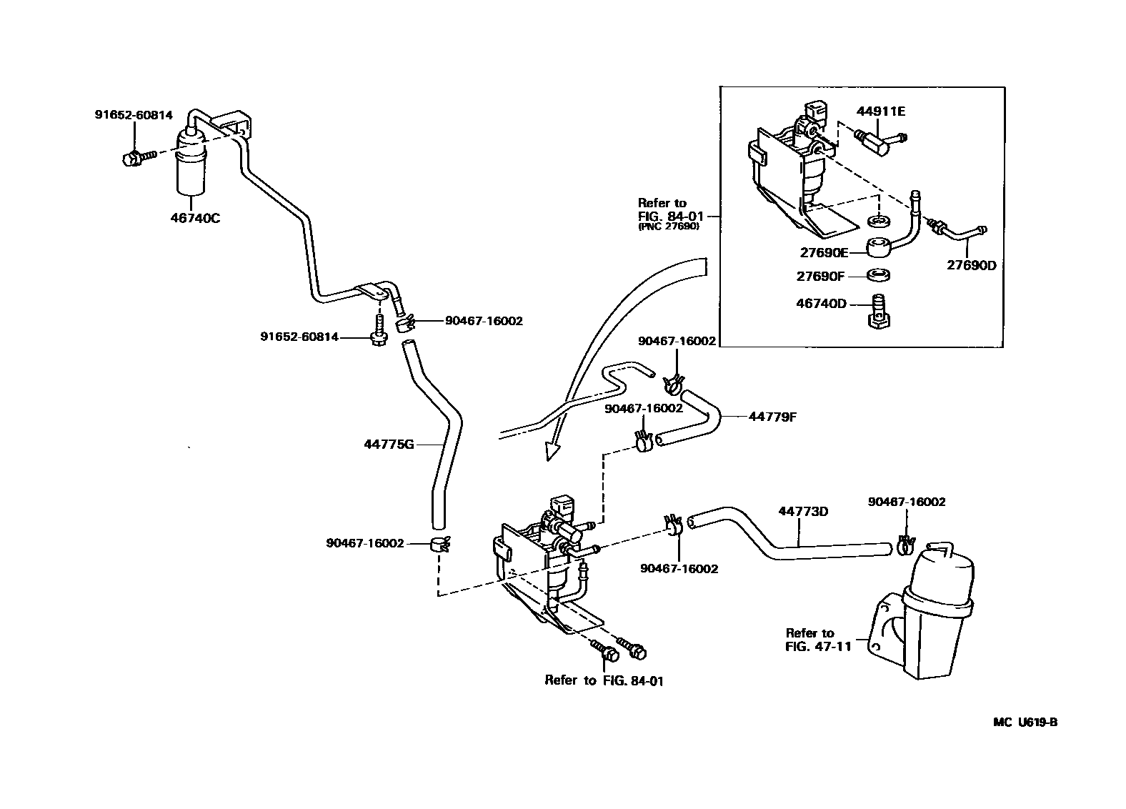 4710 — EXHAUST BRAKE TUBE & CLAMP