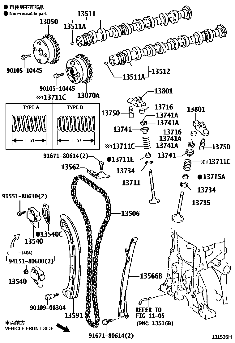 1302 — CAMSHAFT & VALVE