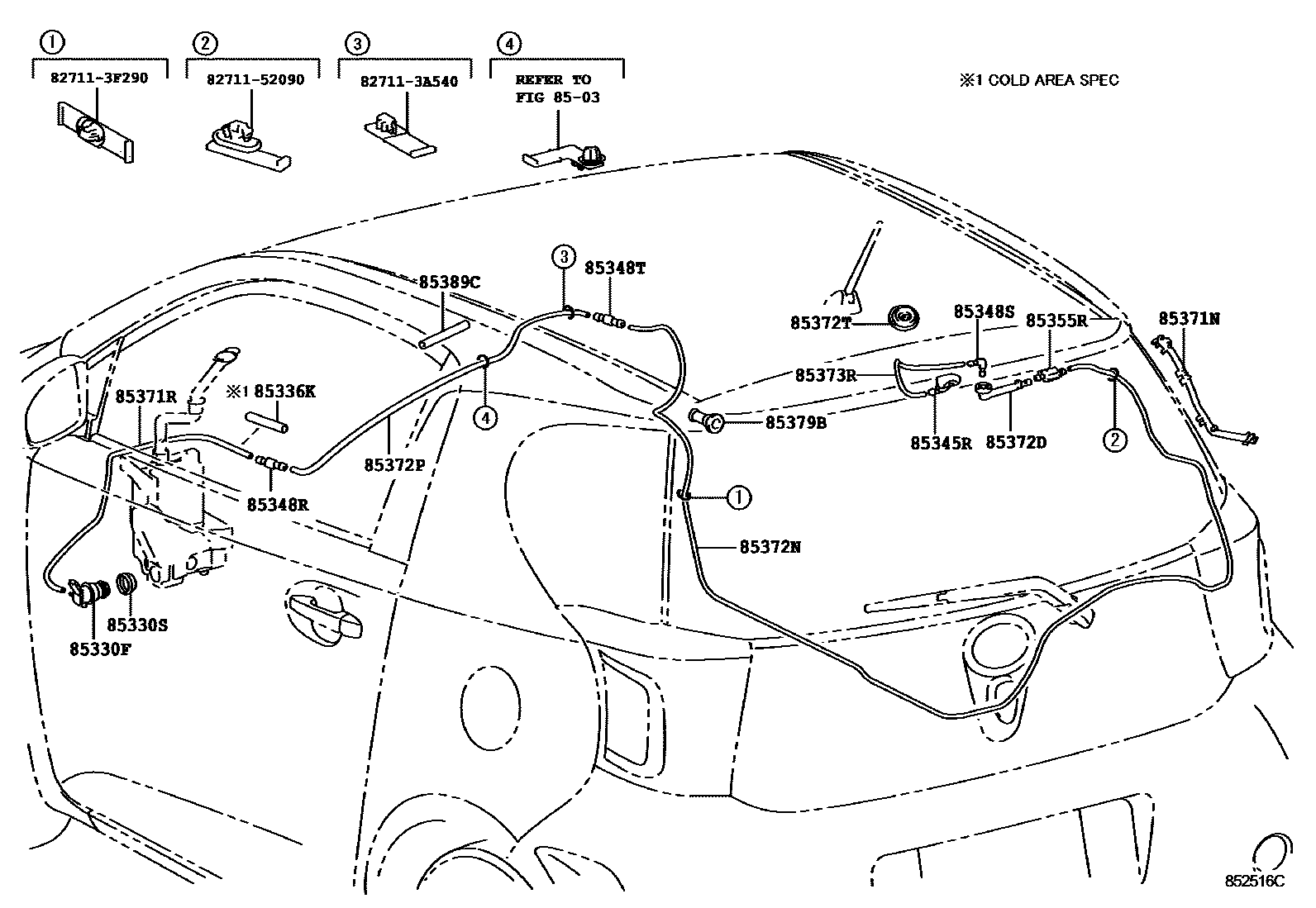 8504 — REAR WASHER
