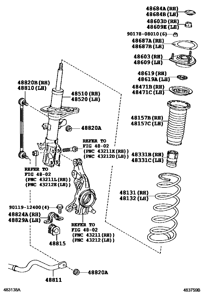 4803 — FRONT SPRING & SHOCK ABSORBER