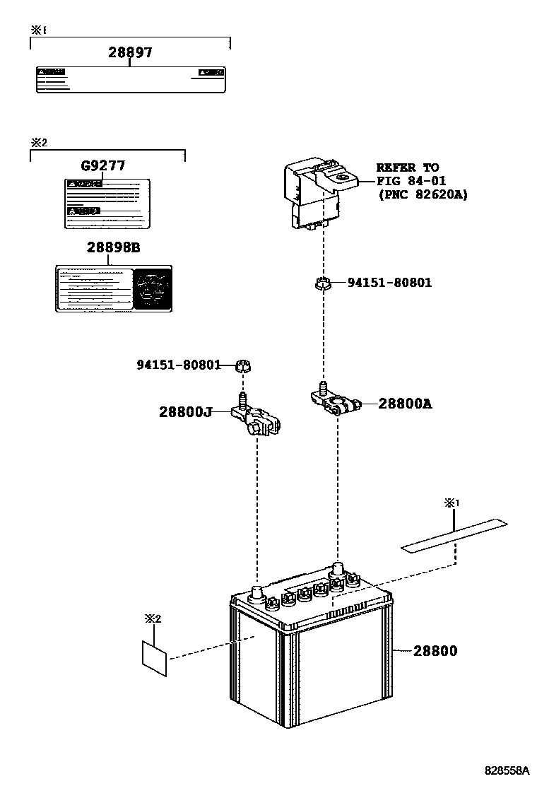 8201 — BATTERY & BATTERY CABLE