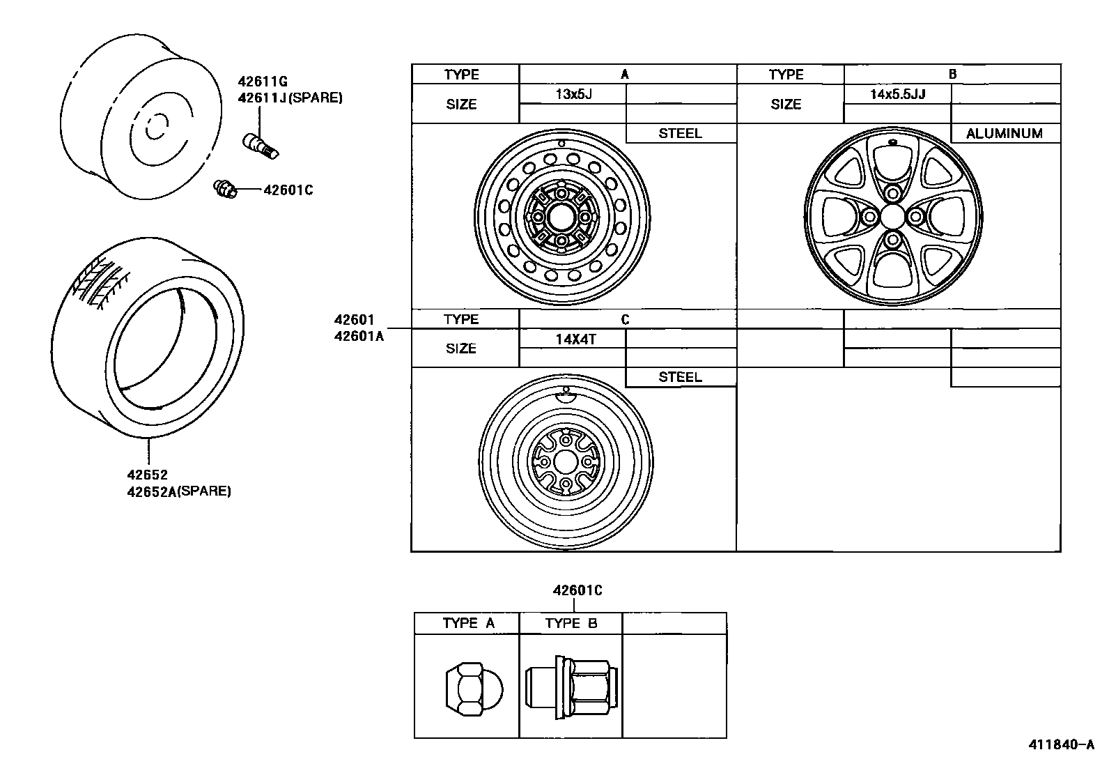 4103 — DISC WHEEL & WHEEL CAP