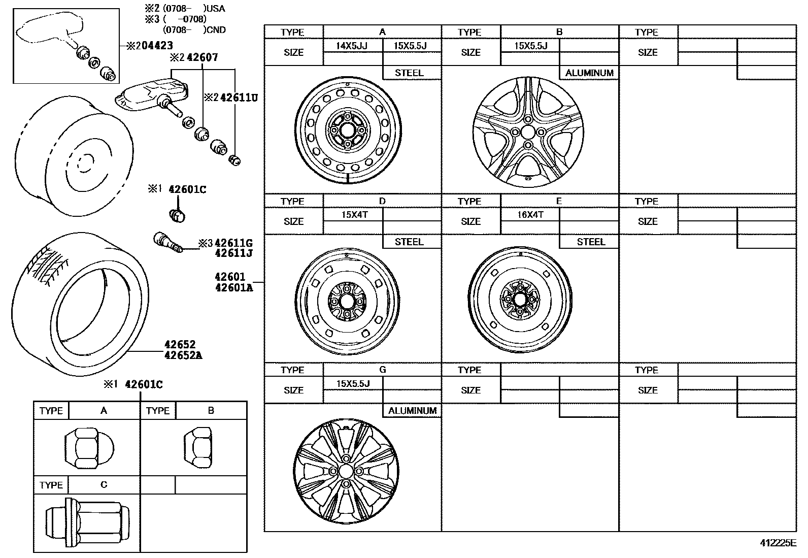 4103 — DISC WHEEL & WHEEL CAP