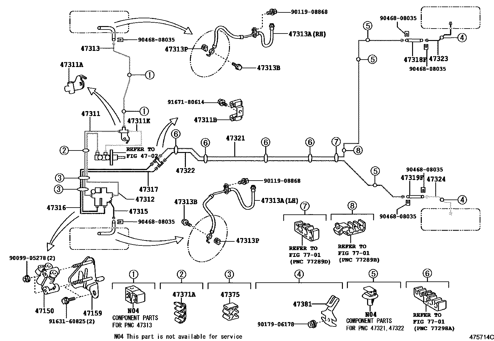 4708 — BRAKE TUBE & CLAMP
