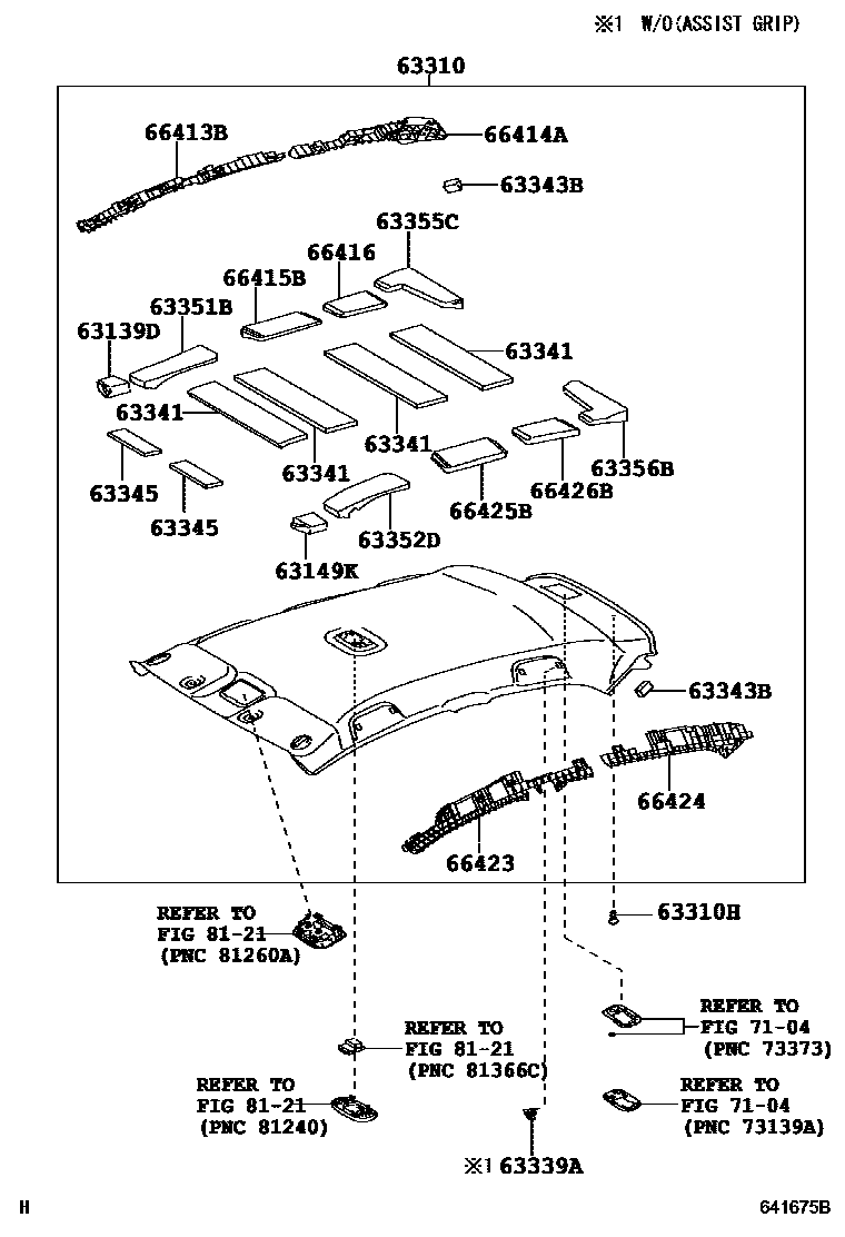 6402 — ROOF HEADLINING & SILENCER PAD