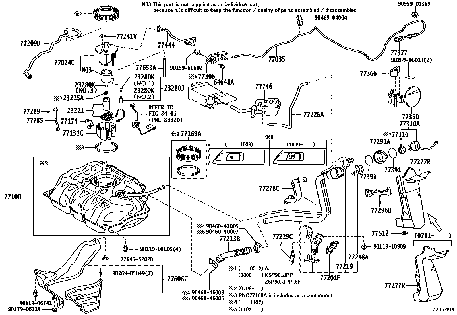 7701 — FUEL TANK & TUBE