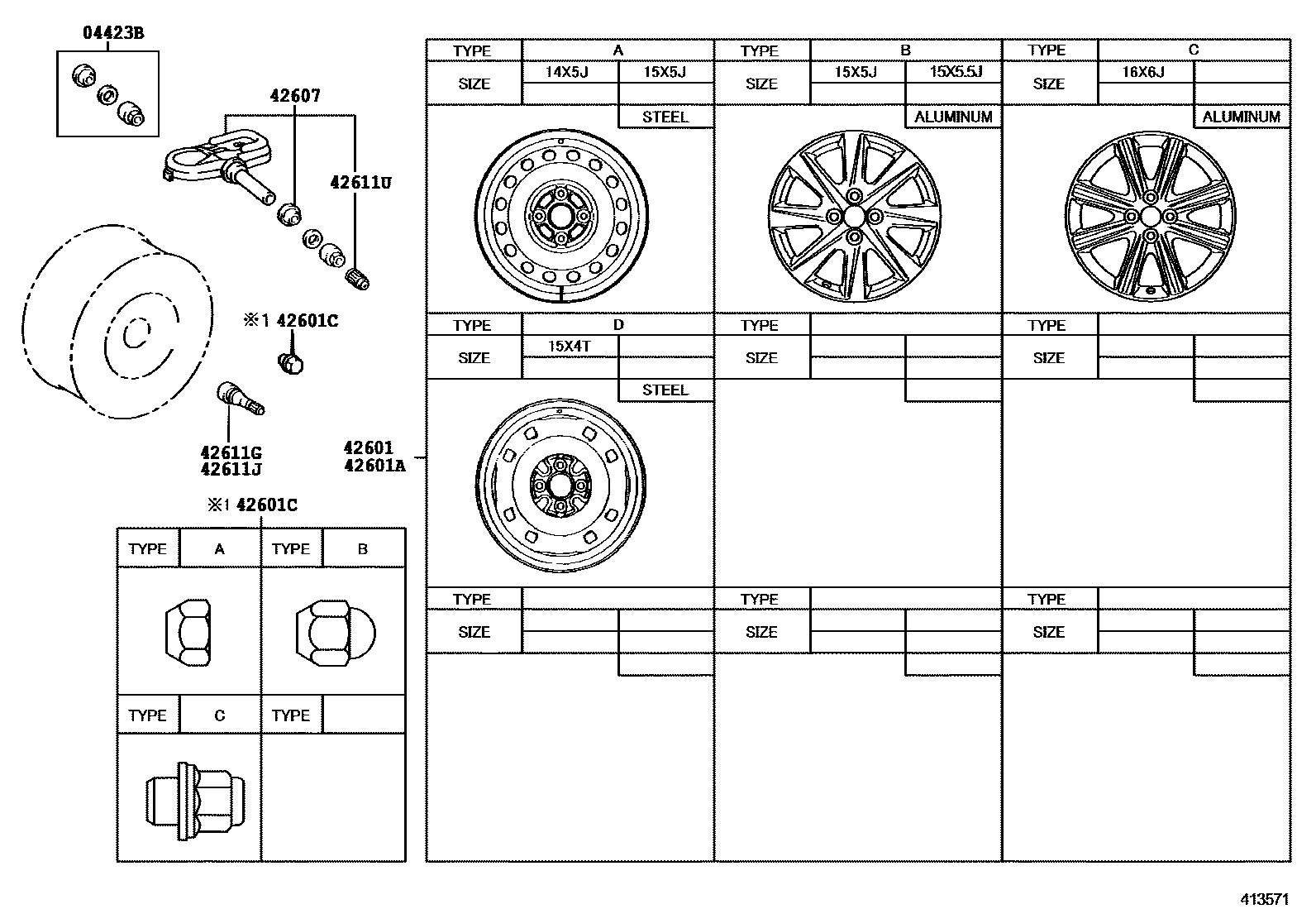 4103 — DISC WHEEL & WHEEL CAP