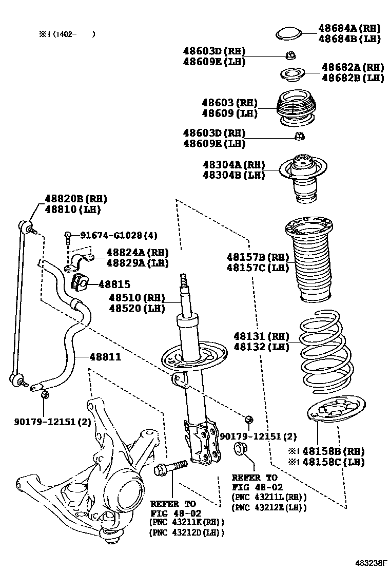 4803 — FRONT SPRING & SHOCK ABSORBER