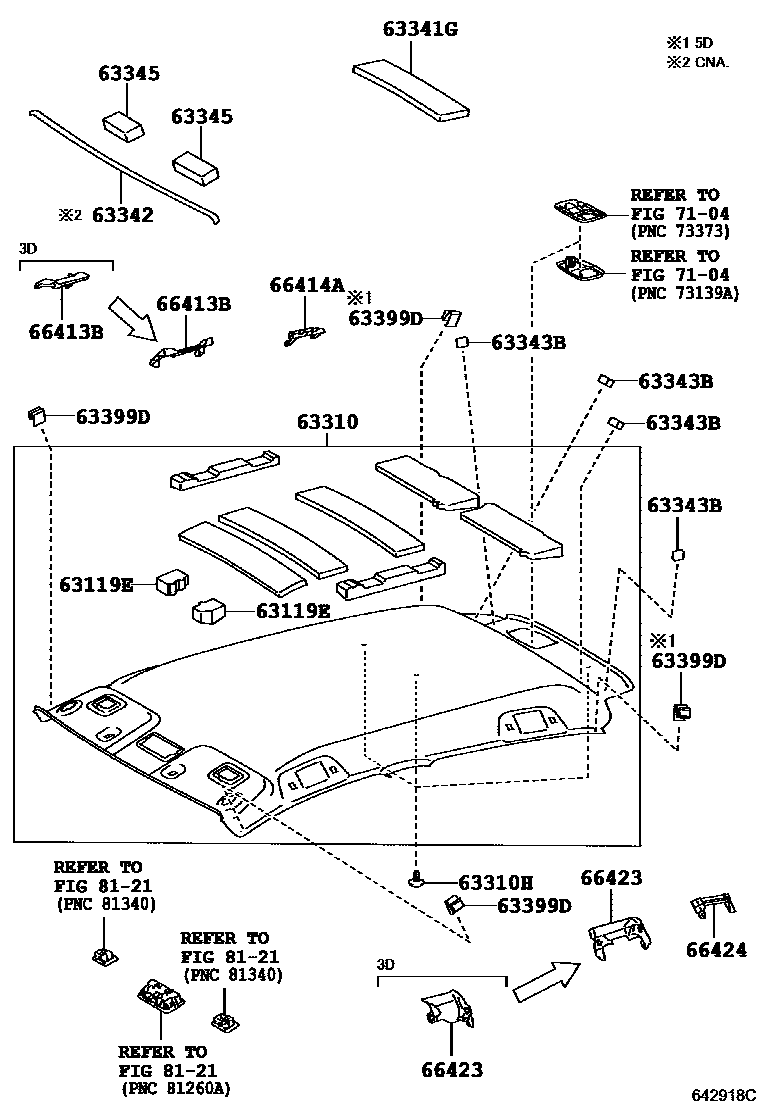 6402 — ROOF HEADLINING & SILENCER PAD