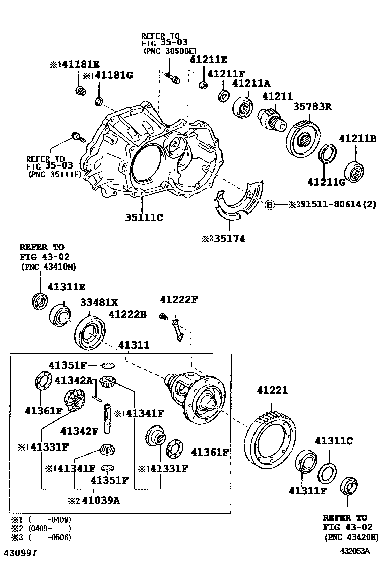 4301 — FRONT AXLE HOUSING & DIFFERENTIAL