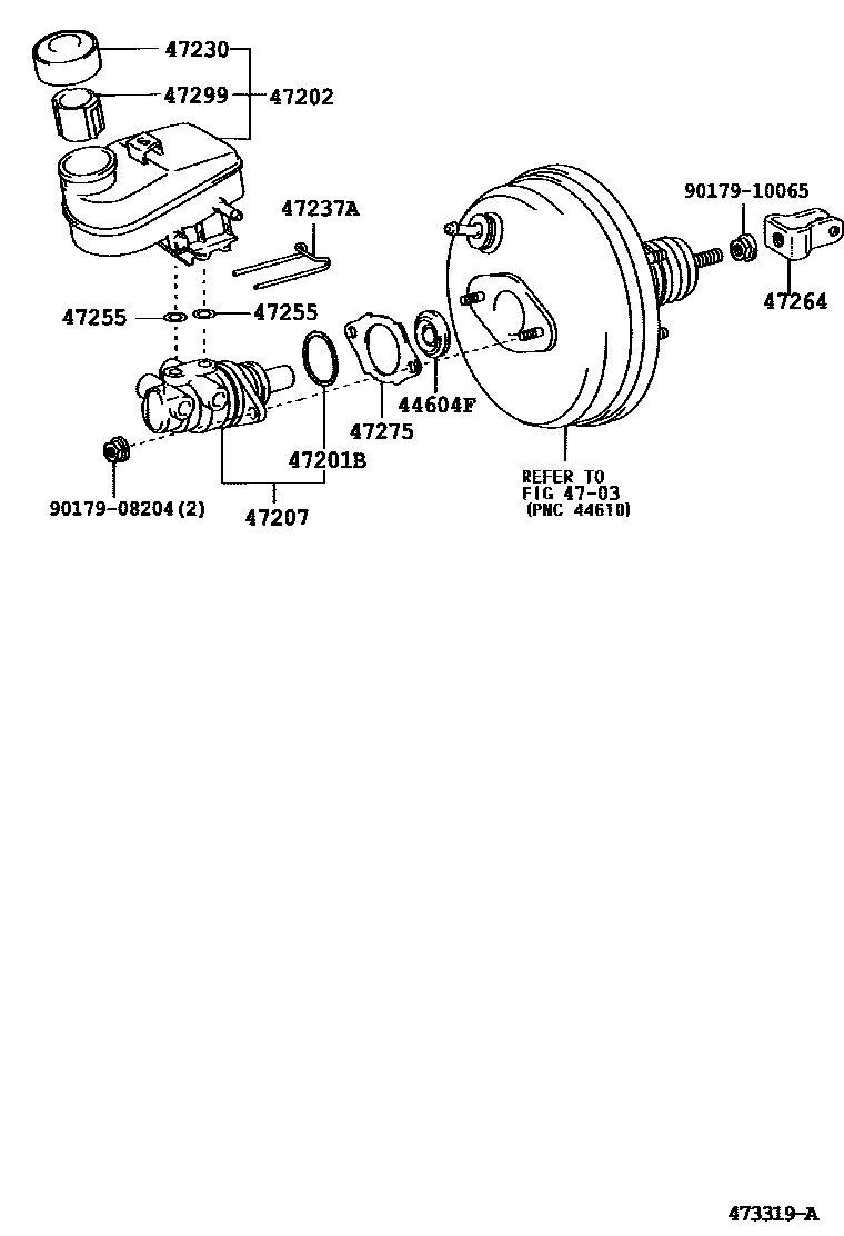 4702 — BRAKE MASTER CYLINDER