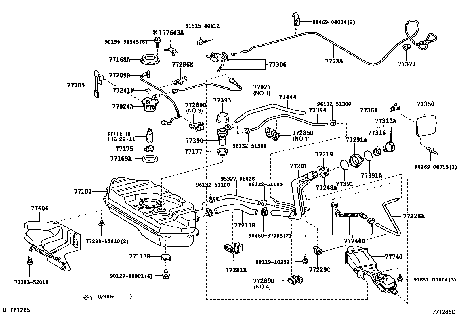 7701 — FUEL TANK & TUBE