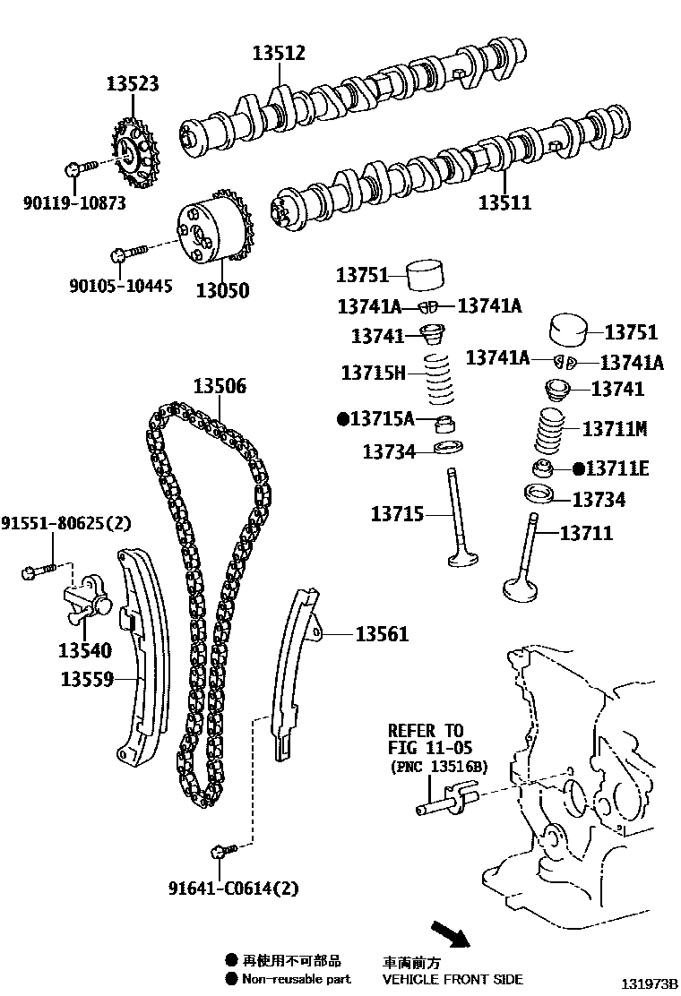 1302 — CAMSHAFT & VALVE