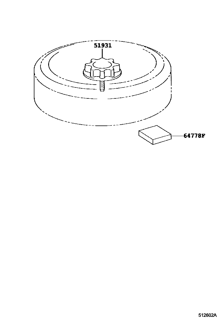 5104 — SPARE WHEEL CARRIER