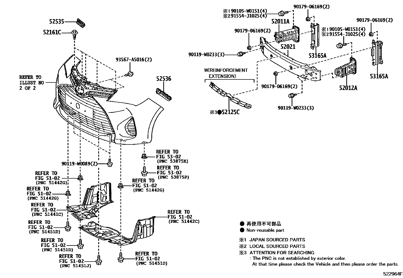 5201 — FRONT BUMPER & BUMPER STAY