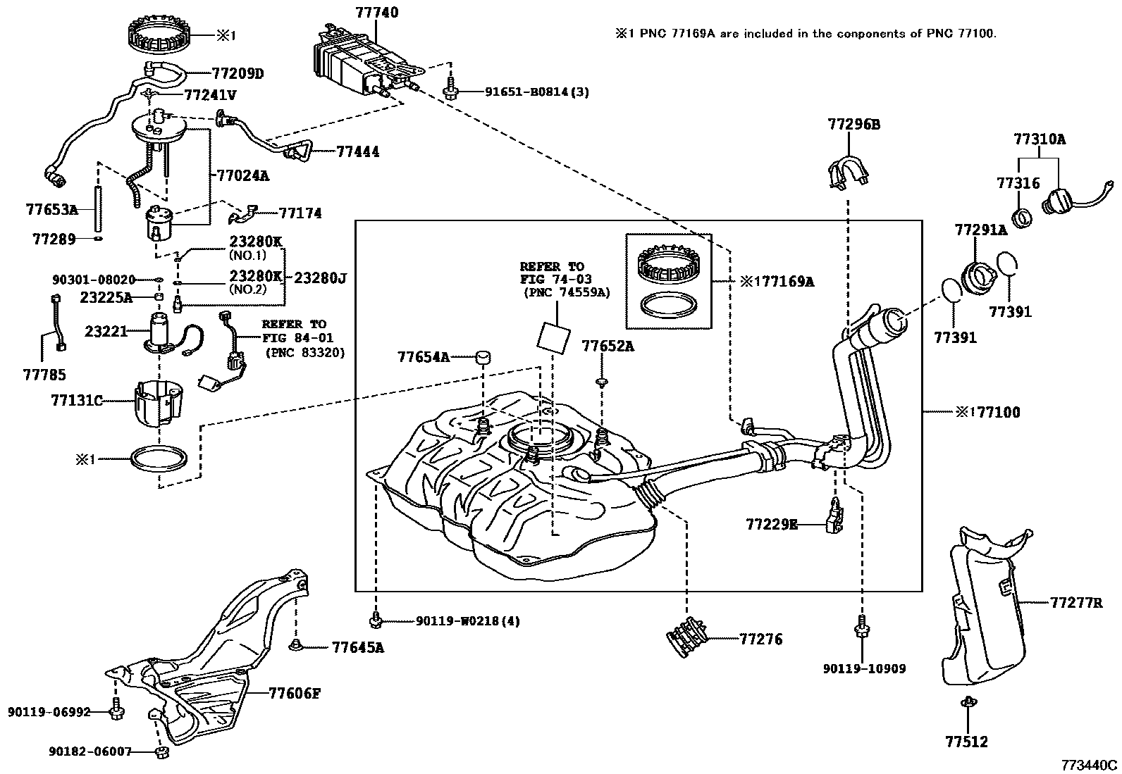 7701 — FUEL TANK & TUBE