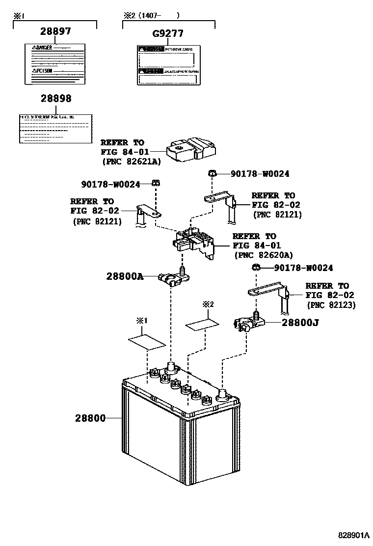 8201 — BATTERY & BATTERY CABLE