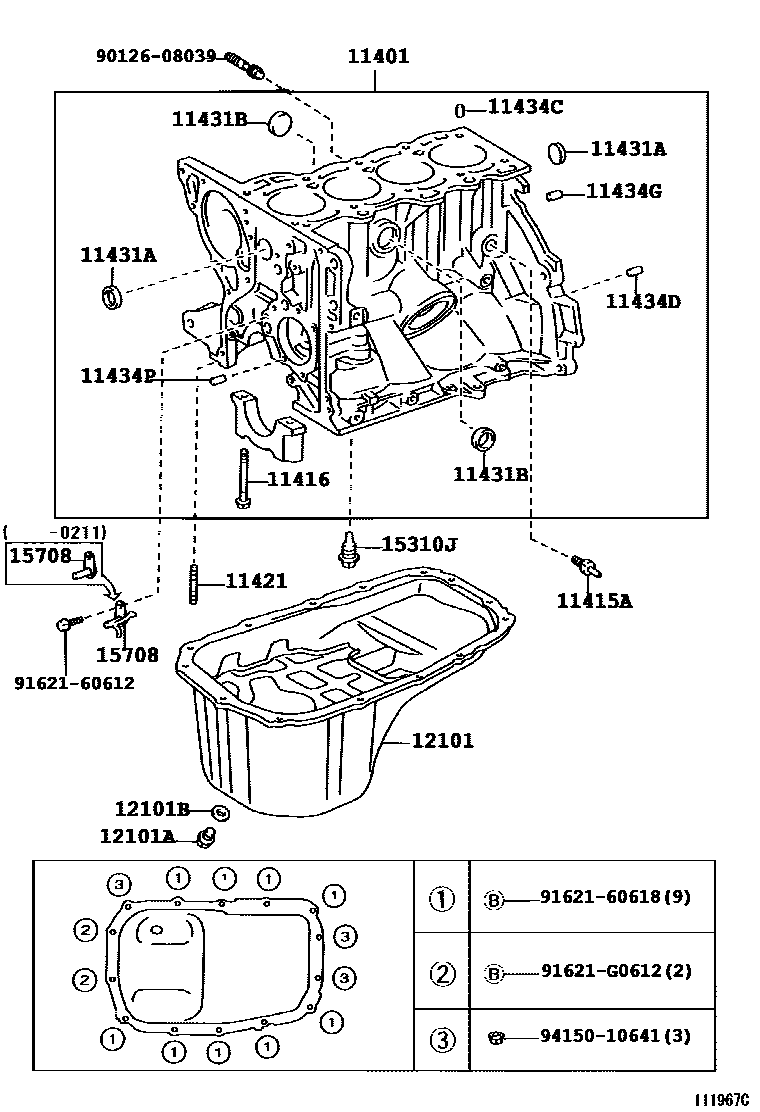 1105 — CYLINDER BLOCK