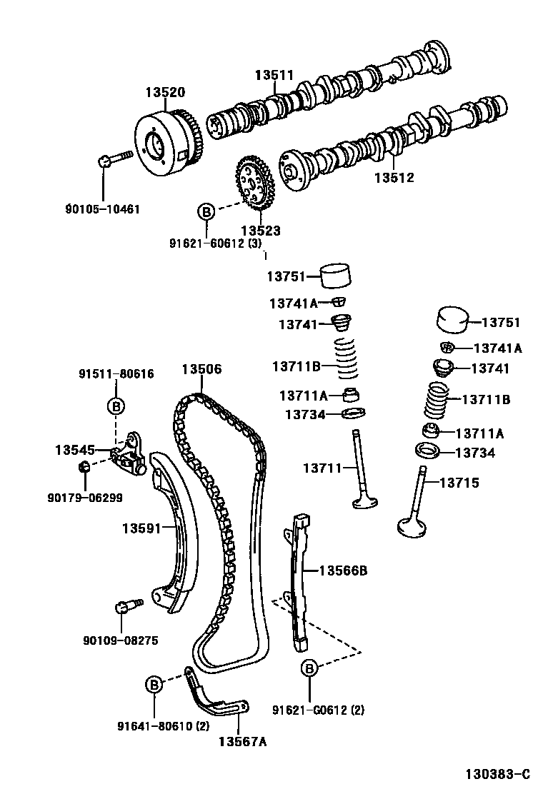 1302 — CAMSHAFT & VALVE