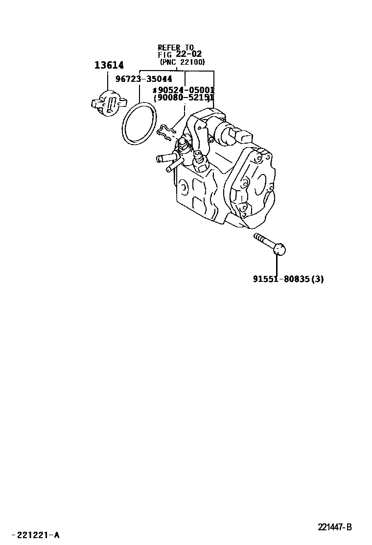 2203 — INJECTION PUMP BODY