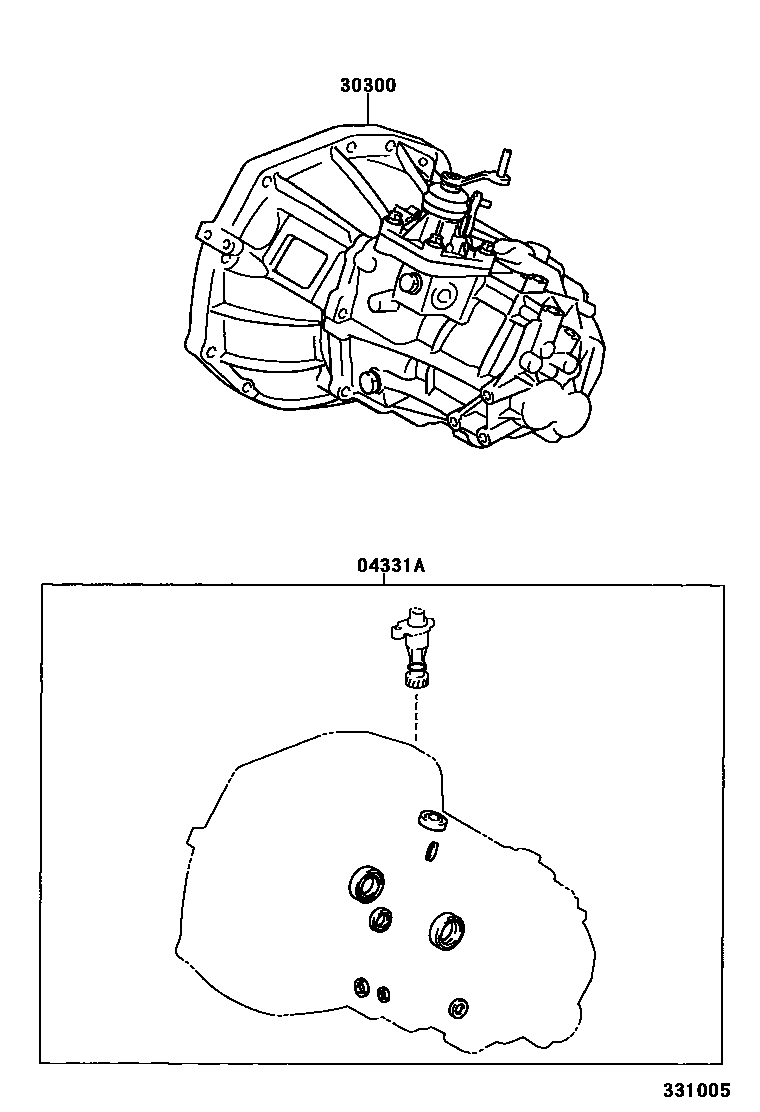 3301 — TRANSAXLE OR TRANSMISSION ASSY & GASKET KIT (MTM)