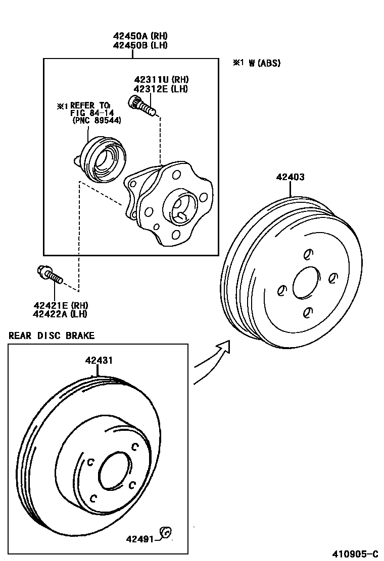 4102 — REAR AXLE SHAFT & HUB