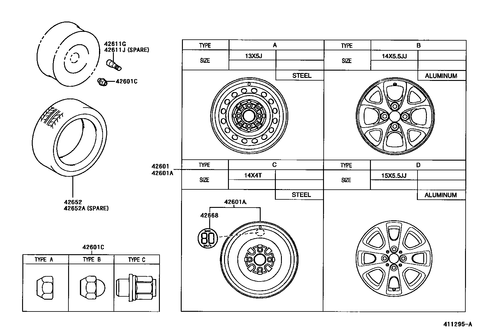 4103 — DISC WHEEL & WHEEL CAP