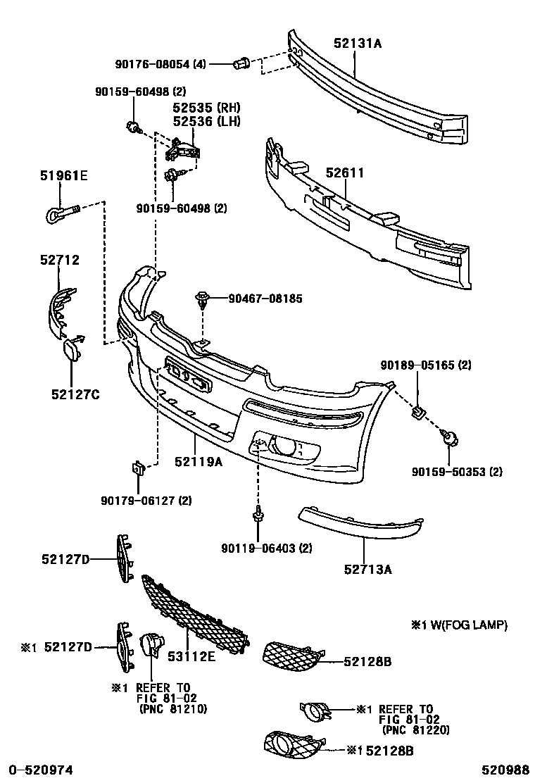 5201 — FRONT BUMPER & BUMPER STAY