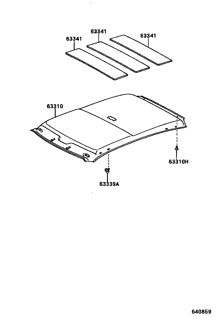 6402 — ROOF HEADLINING & SILENCER PAD