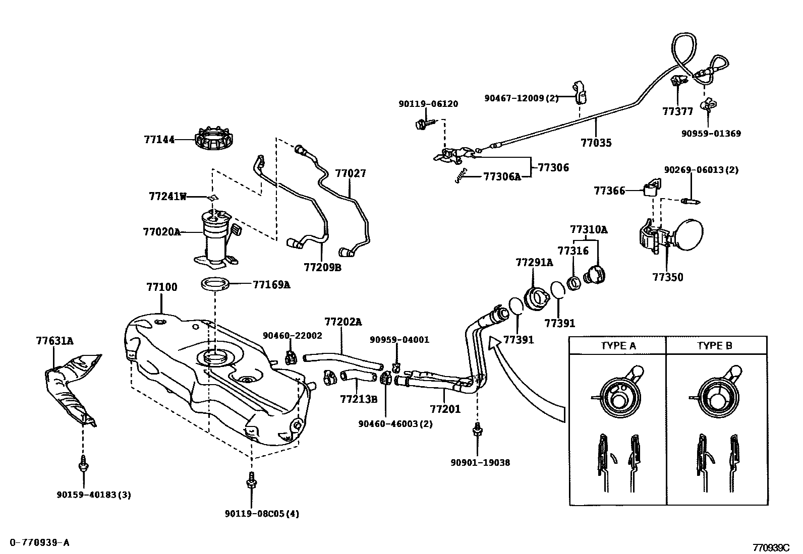 7701 — FUEL TANK & TUBE
