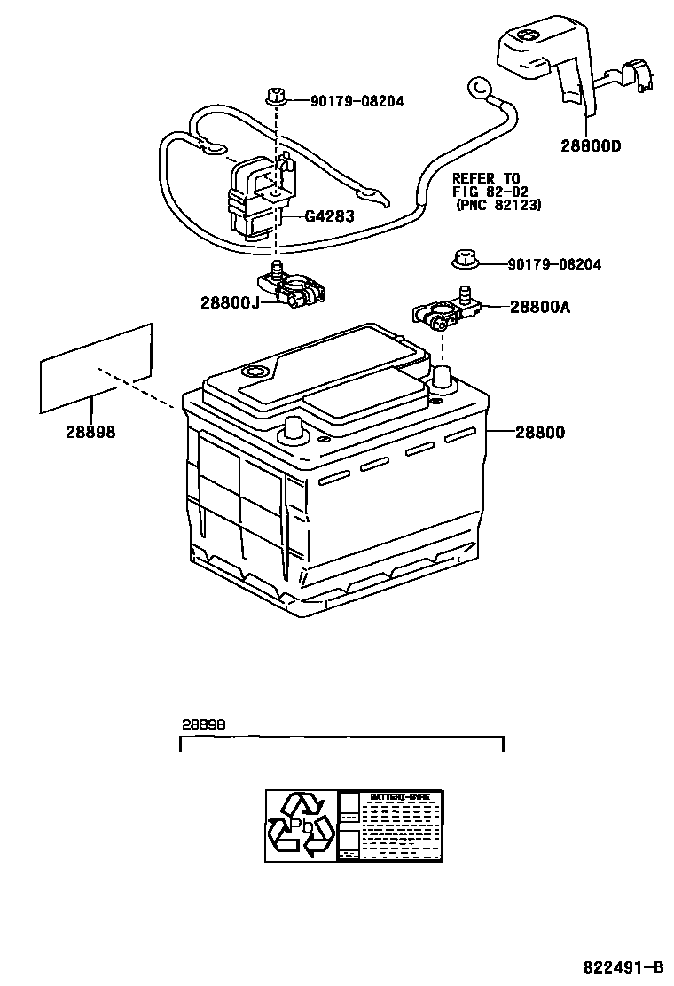 8201 — BATTERY & BATTERY CABLE