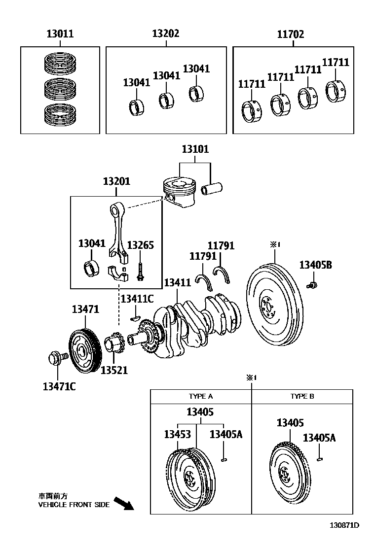 1301 — CRANKSHAFT & PISTON