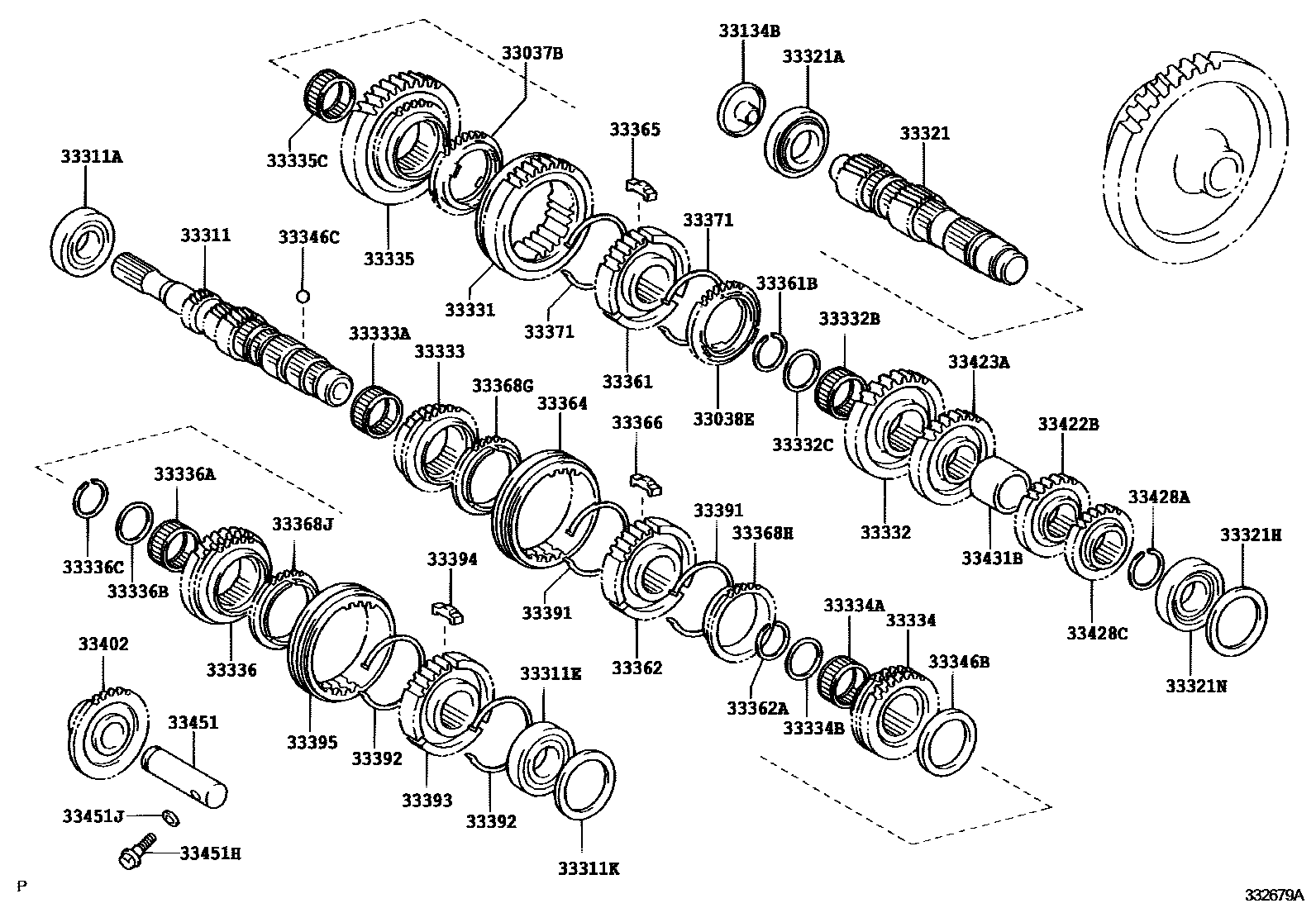 3305 — TRANSMISSION GEAR (MTM)