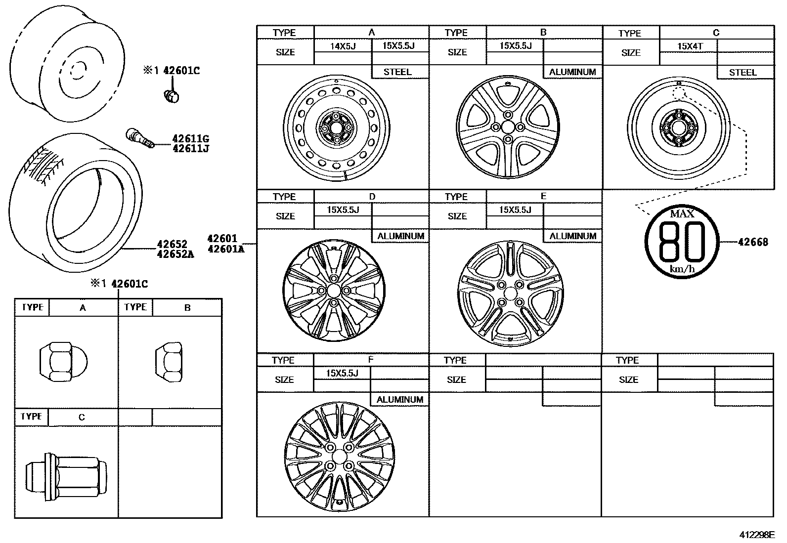 4103 — DISC WHEEL & WHEEL CAP