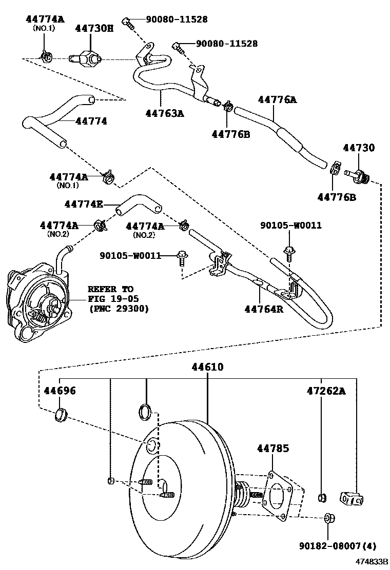 4703 — BRAKE BOOSTER & VACUUM TUBE