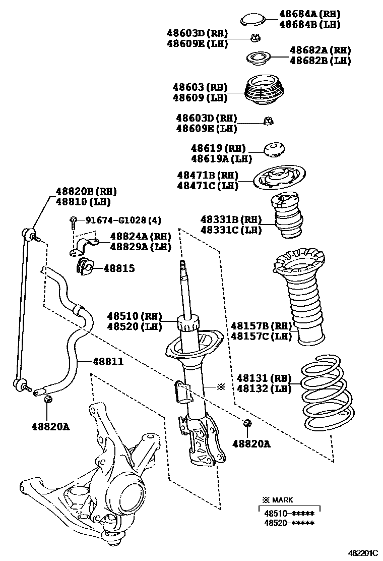 4803 — FRONT SPRING & SHOCK ABSORBER